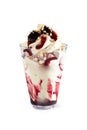 Mousse Sundae in Glass Ã¢â¬â Sour Cherry Dessert